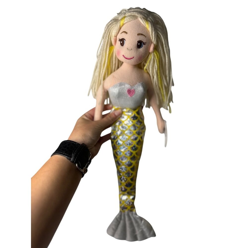 NWT Dazzling Ocean Princess Mermaid Doll 16"‎ Stuffed Plush Toy Adventure Gift